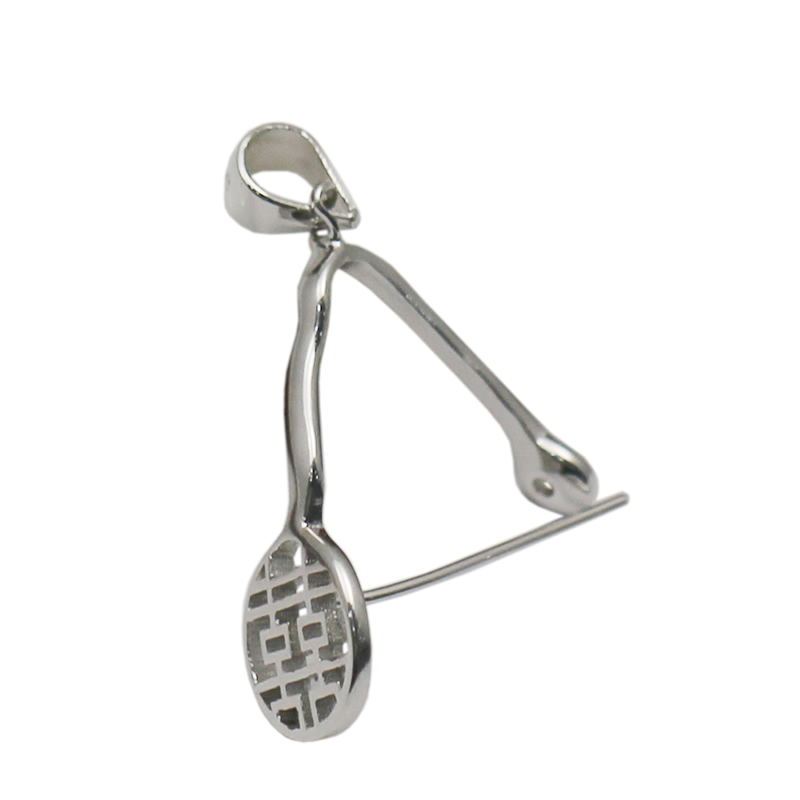 

Beadsnice Big Pinch Bail 925 Sterling Silver Pinch Clip Clasp for Large Pendants Handmade Accessories ID 34639