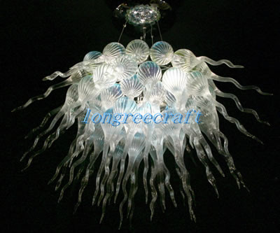

Ceiling Lights Mouth Blown 110v/120v LED Bulbs Special Finely Art Glass Decoration Glossy Clear Color Chandelier