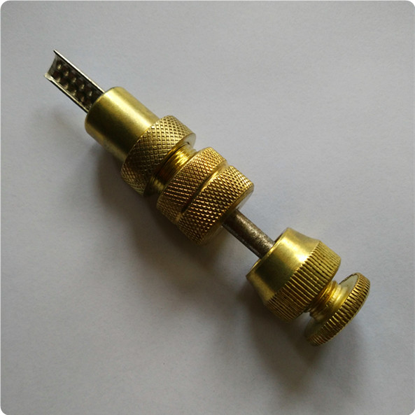 

high Locksmith Supplies Anfang Bump tool plane dimple buyang lock pick adjustable two key-way house door unlock tool silver metal