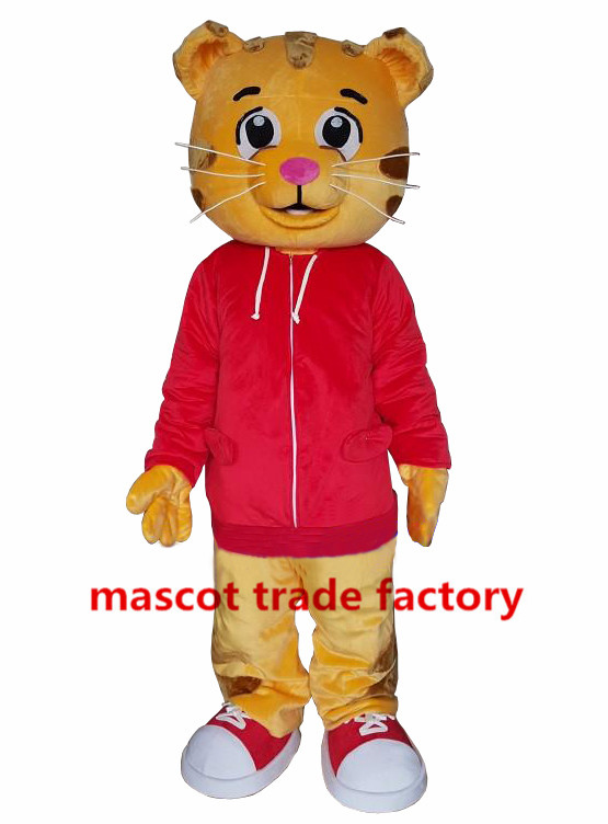 

Wholesale-Sell Like Hot Cakes Daniel Tiger Mascot Costume Daniel Tiger Fur Mascot Costumes
