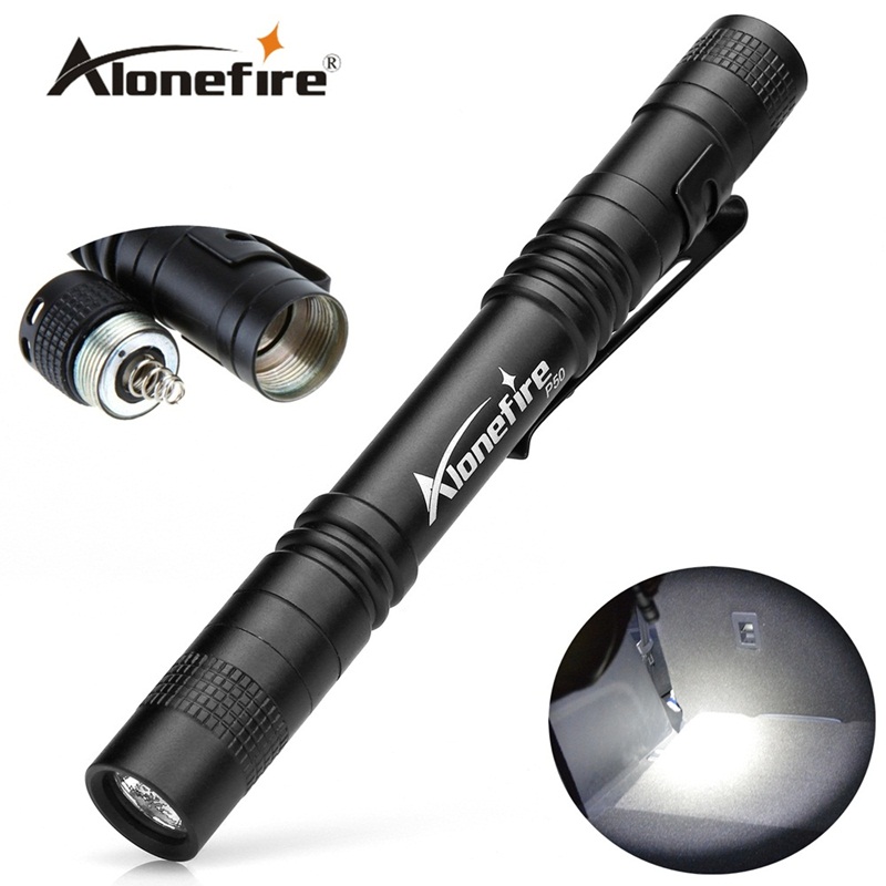 Hot brilhante externa à prova d /'água Mini Lanterna de LED luz tocha com Bolso Lâmpada