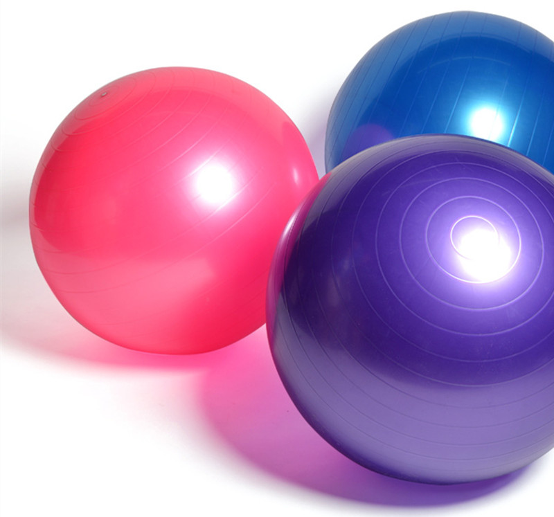 

Yoga Ball Thick Explosion Proof Massage Balls Bouncing Ball Gymnastic Exercise Yoga Balance Inflatable Ball 65CM 5 Colors Training Balls