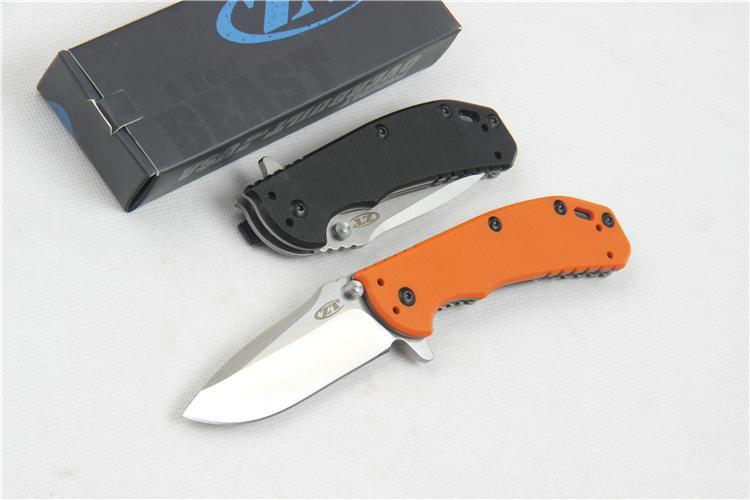 

Strider ZT Zero Tolerance 0566 Tactical Folding Knives D2 Ball Bearing System G10 Camping Hunting Survival Pocket EDC Tools Collection