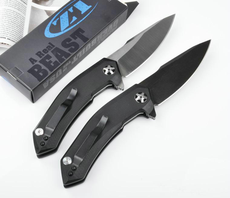 

ZT0095 Zero Tolerance Folding Knife Stonewashed Sanding 5cr13mov G10 Handle 58HRC Tactical Camping Hunting Survival Pocket EDC Collection