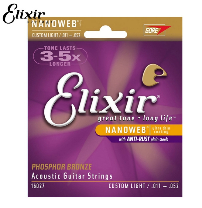 

musical instruments.011-.052 NANOWEB 16027 Acoustic guitar strings guitar parts wholesale