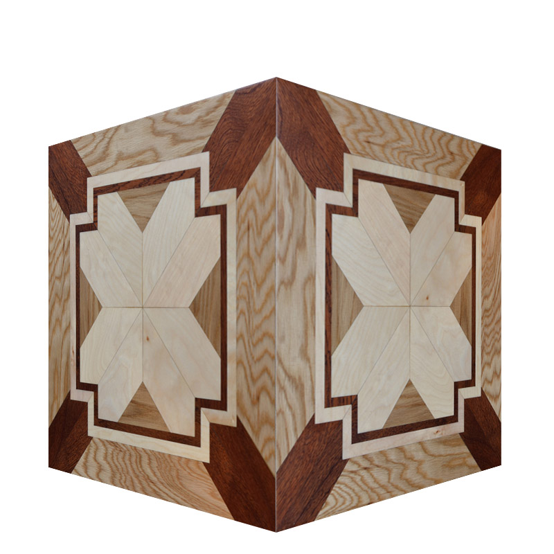 Multi color Oak parquet flooring inlaid floor interior decor household decoration livingmall wood marquetry wall cladding backdrops timber-image-405651640