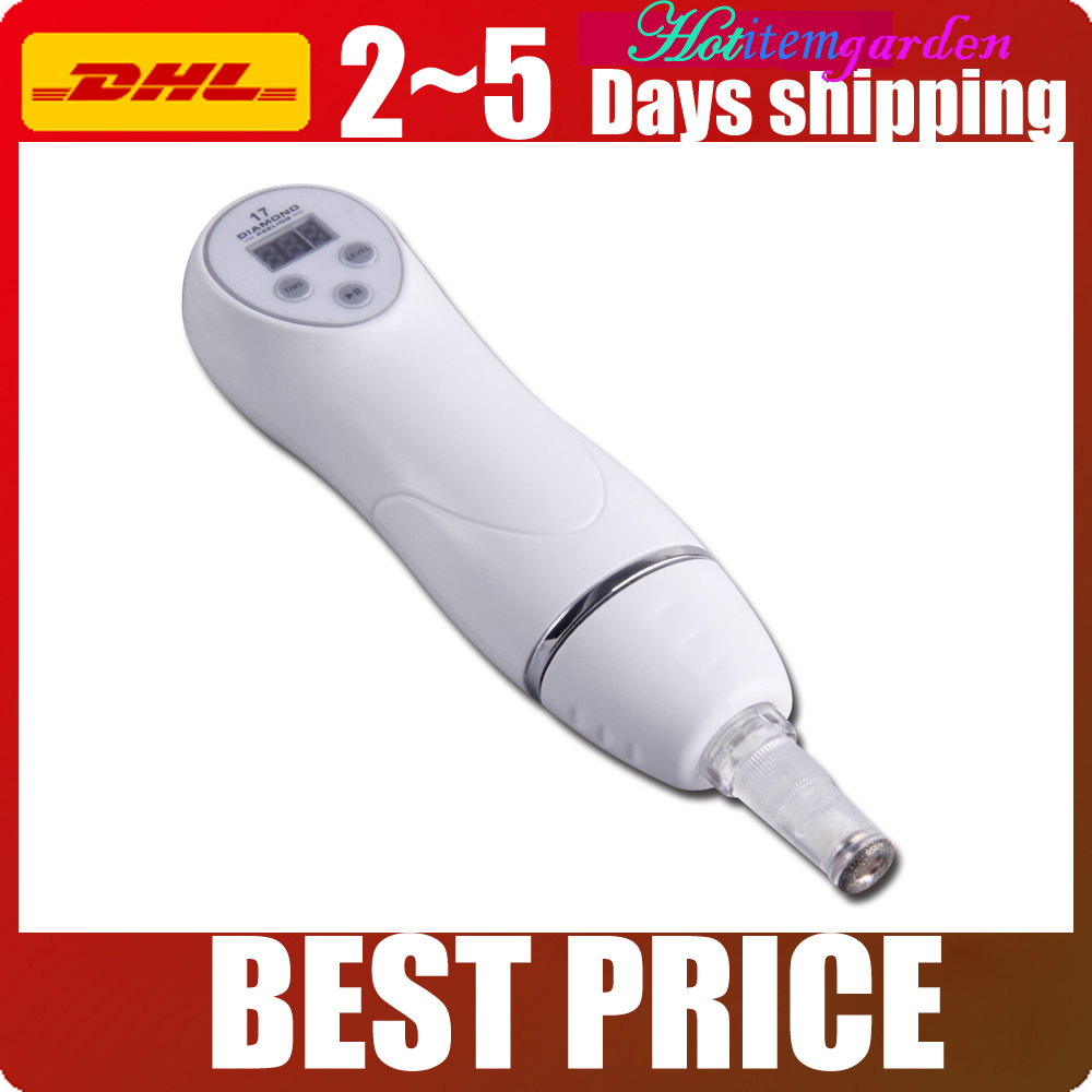 

Portable LED Display Vacuum Diamond Microdermabrasion Dermabrasion Therapy Acne Scars Reduce Home/In-office Cleansing Facial Beauty Device