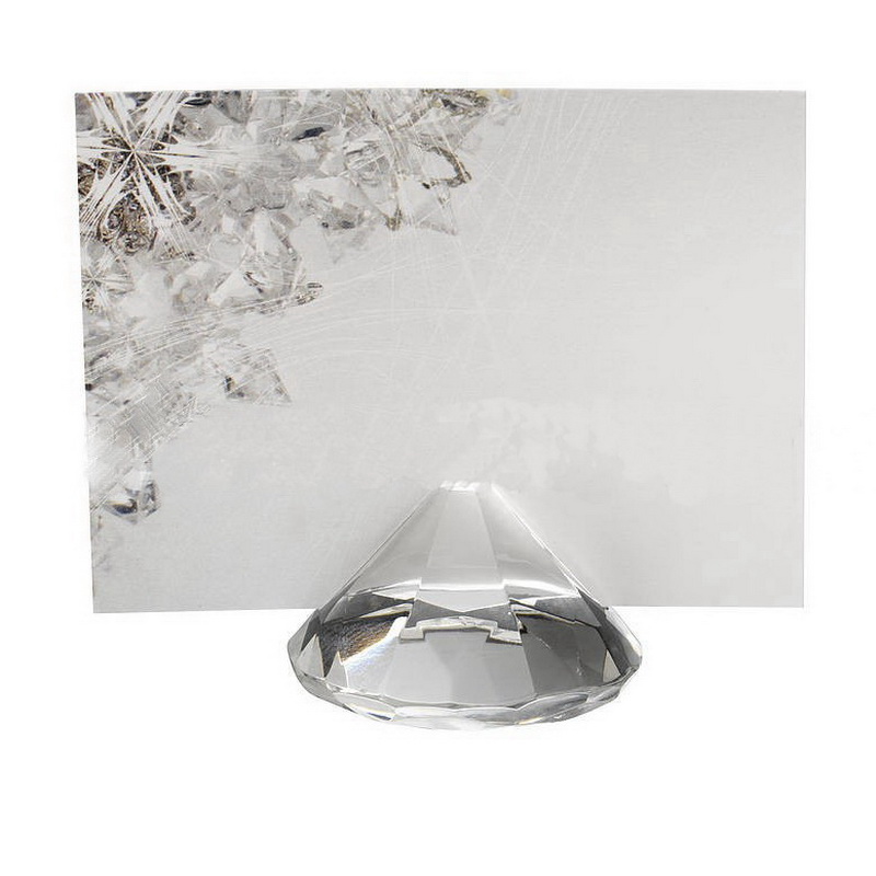 

Other Wedding Favors Diamond Crystal Place Name Card Holder Seat Clip Wedding Favor Supplies and Party Table Decoration