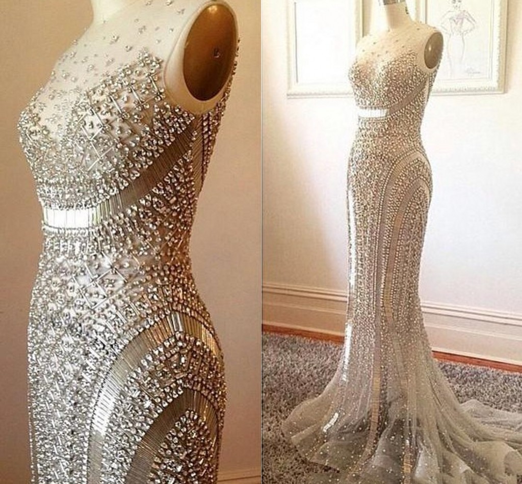 sheer sparkle dress
