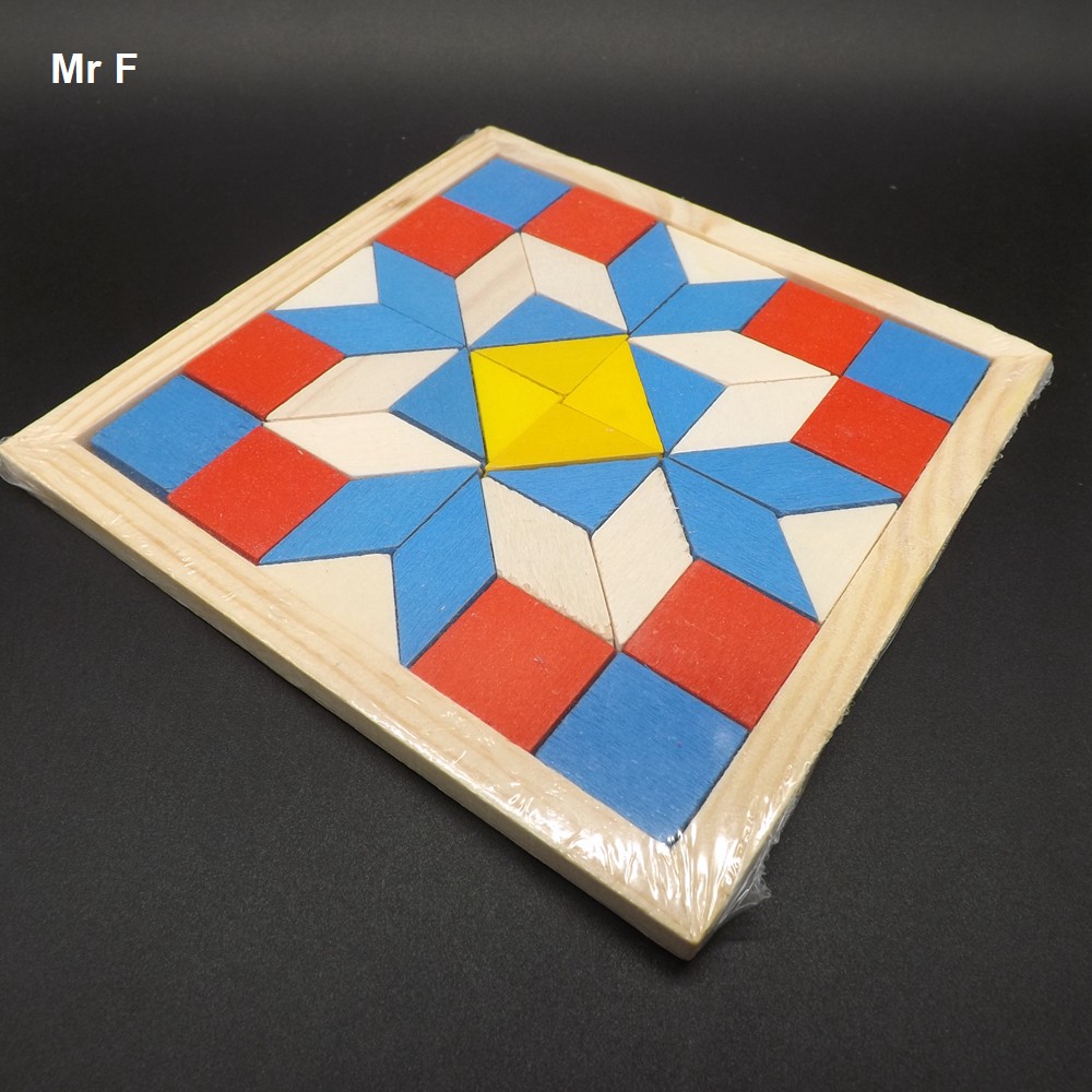 

Funny Geometry Rhombus Tangrams Logic Puzzles Wooden Toys Children Training Brain IQ Mind Games Kids Gifts