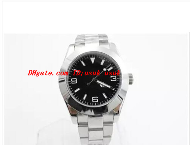 

Luxury Watch Stainless Steel 36MM 14270 No-Date Black Arabic Dial Wristwatch Sport Movement Automatic Mechanical Men's Watch Top Quality