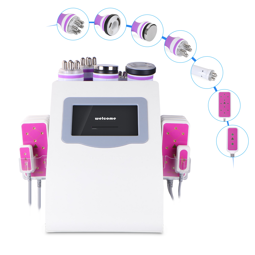 

Unoisetion 40k Ultrasonic Liposuction Cavitation 8 Pads Lllt Lipo Laser Slimming Machine Vacuum Rf Skin Care Salon Spa Equipment