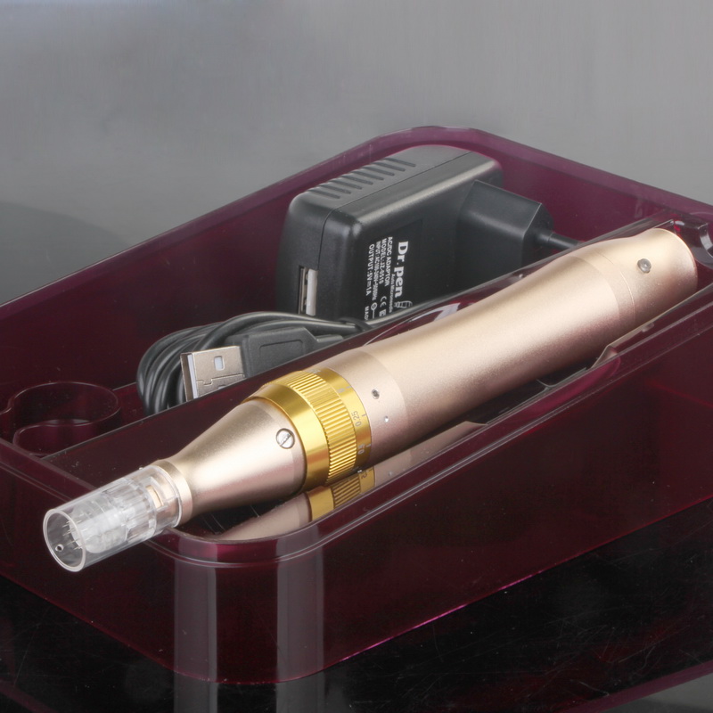 

Anti-Wrinkle derma stamp electric pen derma pen needle cartridge Rechargeable micro needle dermapen beauty care face