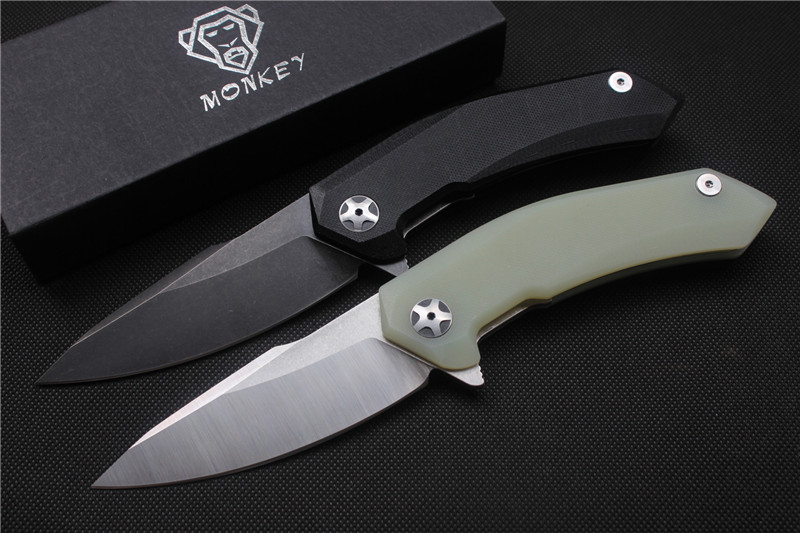 Free shipping, high quality MIKER folding knife blade:440C(Stain/black),handle G10,outdoor camping hunting hand tools,wholesale.