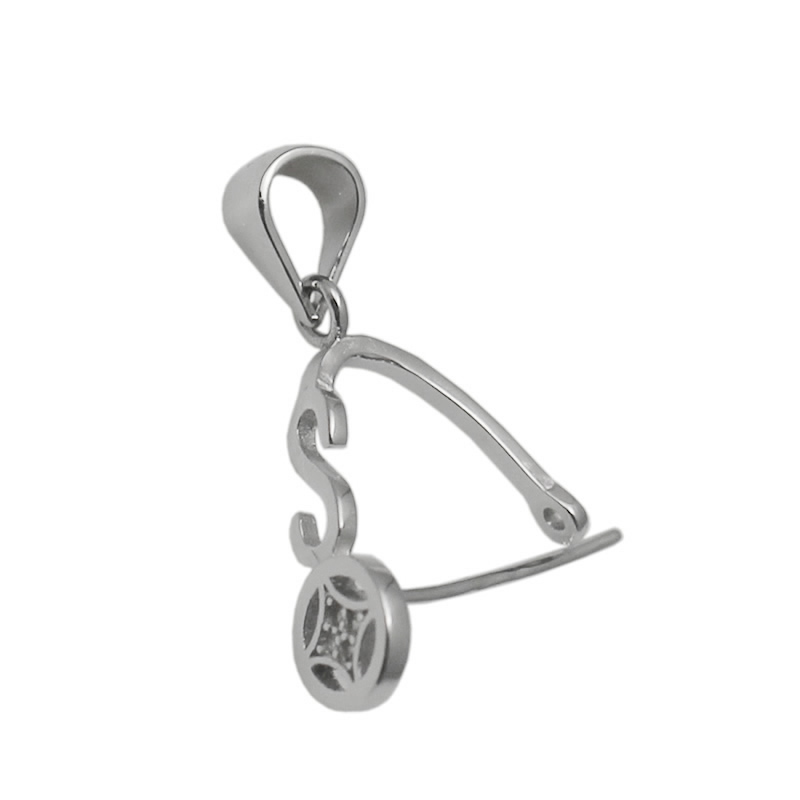 

Beadsnice Platinum Plated Sterling Silver Pinch Bails for Pendants Handmade Accessories Necklace Pendant Clasp ID 34627