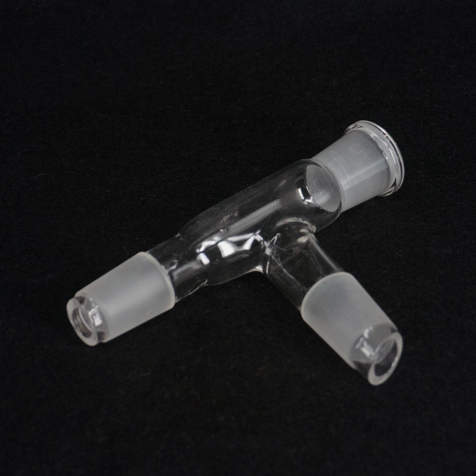 

Wholesale- 24/29 Joint Distillation Adapter 3-way Claisen 75 Degree Head Connector Tube