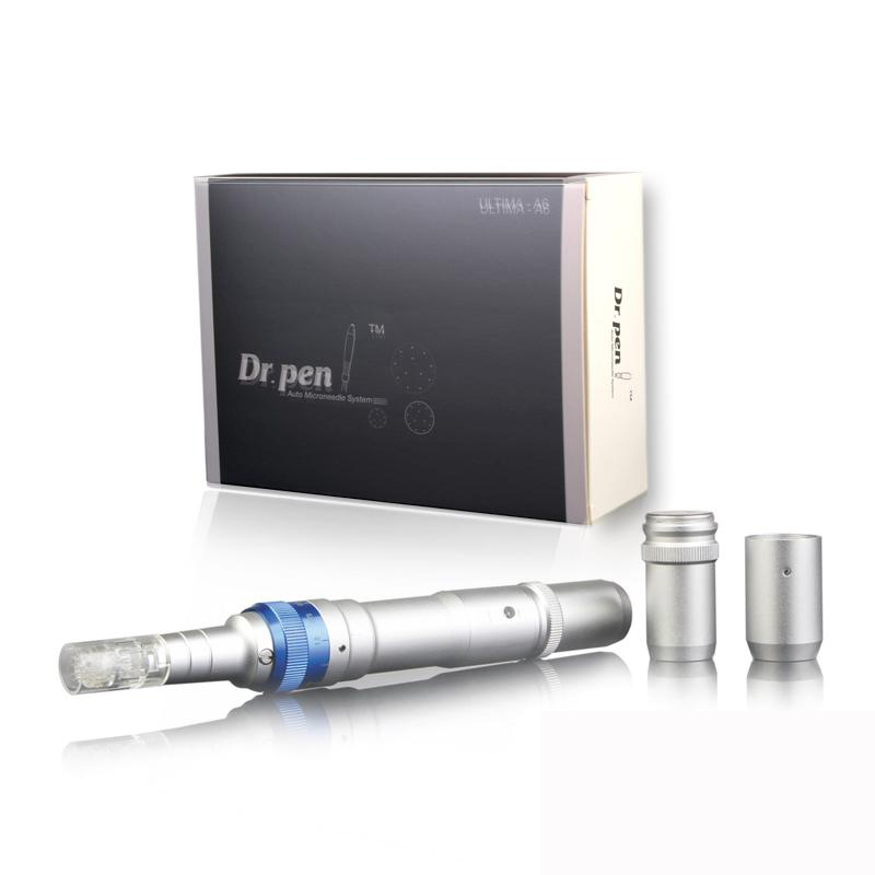 

Wireless Dermapen Rechargeable Derma Pen Dr.Pen Microneedling With 2 Batteries Adjustable Needle Length 0.25-2.5mm With 2 PCS Cartridge
