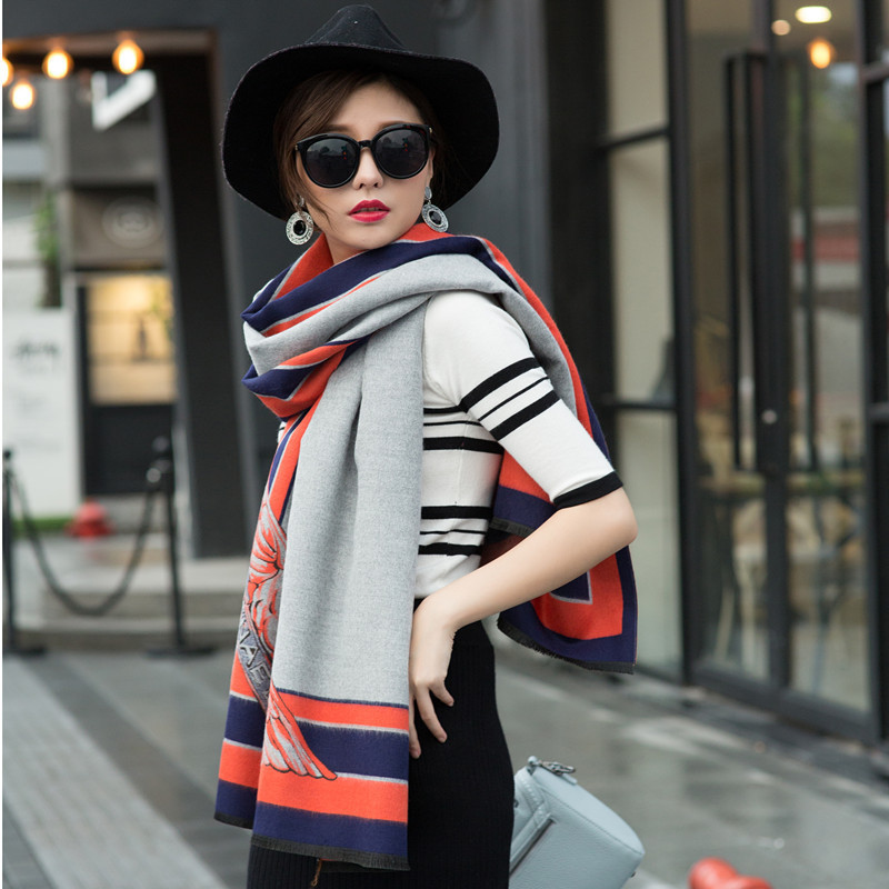 

Top Ladies Women pashmina cashmere long winter scarves fashion wraps soft warm scarf cashmere pashmina party accessories, 6 colors to choose