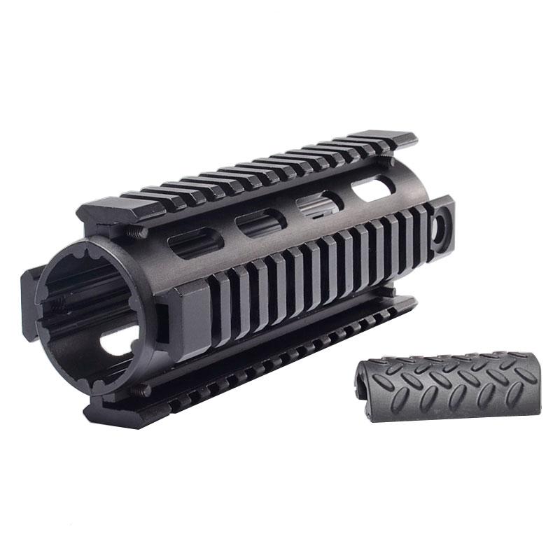 Model Tactical 4 Quad Rail Sydtem AR 15/M4 Drop In Handguard MTU001 ...