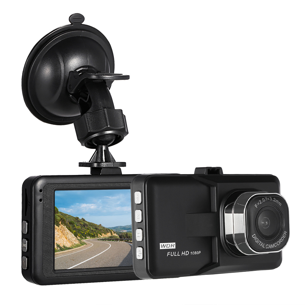 3 "Caméra de voiture vidéo caméra de voiture enregistreur dvr caméras DVR de voiture enregistreur dvr caméscope Vision nocturne/détection de mouv