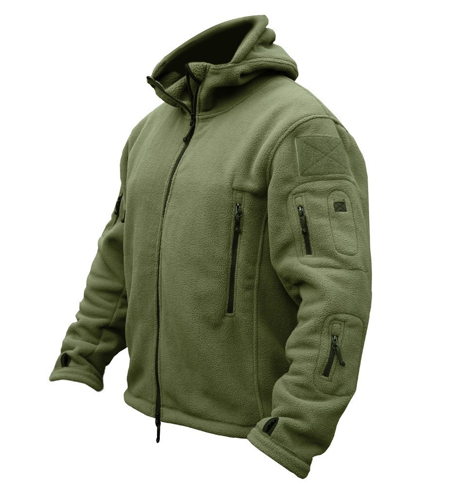 

Fashion TAD Outdoors Jacket Tactical Soft Shell Fleece Hoody Sportswear Thermal Hoodies Jacket men Sport coat army, Black;brown