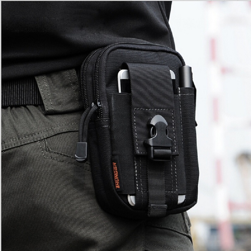 

D30 Tactical Molle Waist Bags Men's Outdoor Sport Casual Waist Pack Purse Mobile Phone Case for SAMSUNG Note 2 3 4 1000D