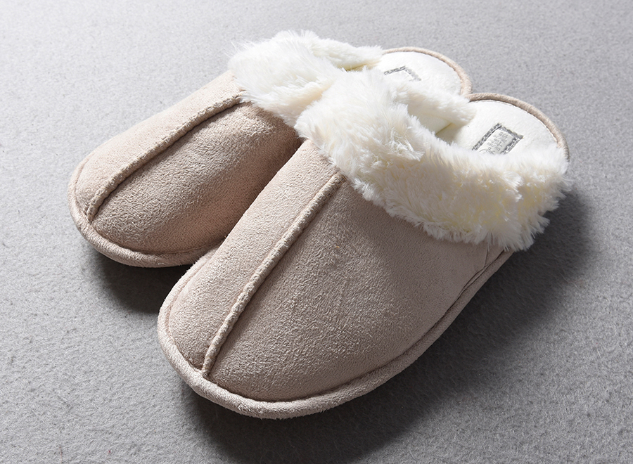 

Fashion hot sale style comfortable warm household plush slipper shoes omens Slippers moccasins retail Indoor wholesale, Nude