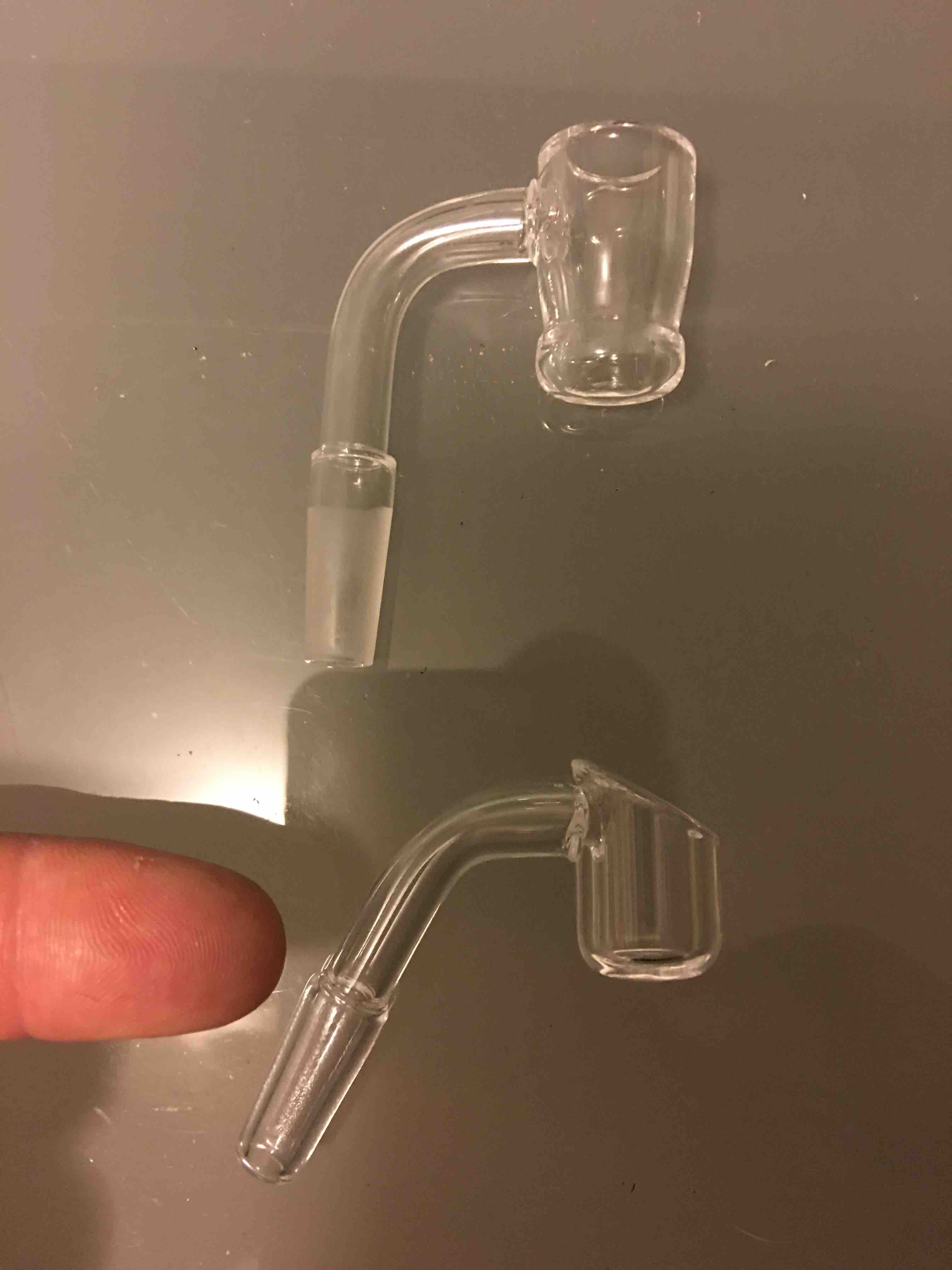 

100% Quartz banger thick quartz high quality 90/45 degree 10mm 14mm 18mm male joint