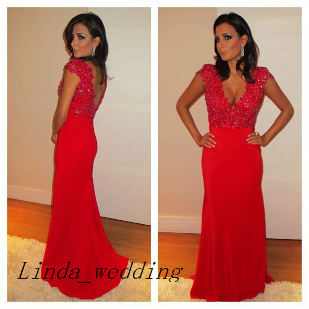 

Free Shipping Red Long Prom Dresses New Arrival Deep V Neck Chiffon Prom Gown Evening Dresses Stunning Vestidos De Fiesta, Lilac