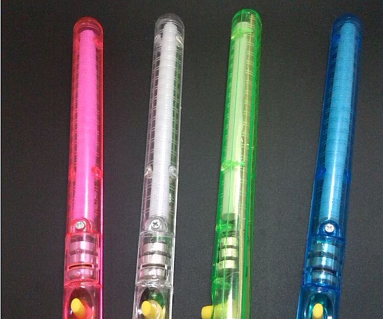 

200pcs DHL Best Birthday Gift New Arrive New 4 Color LED Flashing Glow Sticks Wand Light Party Wholesale 7 Functions 300pcs M120