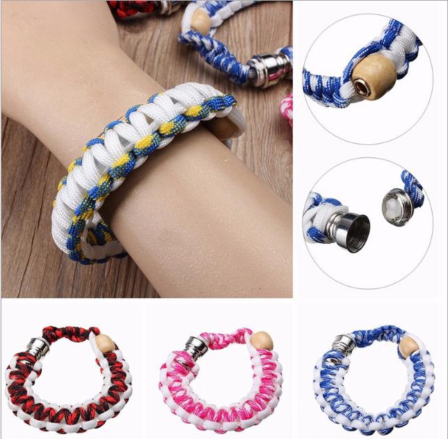 

bracelet bead smoking pipe for sneak a toke discreet wooden metal high quality Pipe Multicolor c071