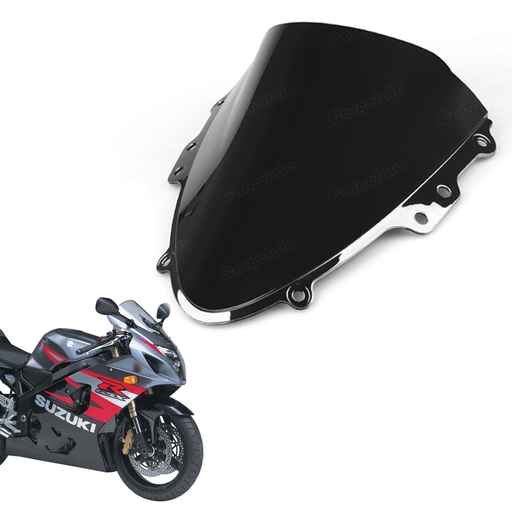 Nouveau bouclier de pare-brise de pare-brise double bubble pour Suzuki GSXR600 / 750 2004-2005 K4