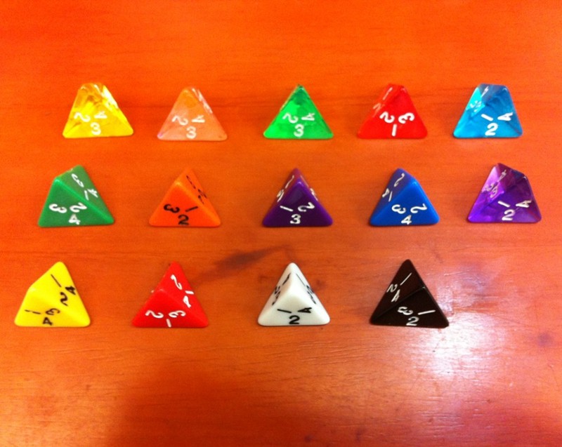 

D4 Transparent Dice Multi Crystal Colored Polyhedral Dices 4 Sided Clear Dice Kids Party Games Drink Game Boson Funny Family Games #P28