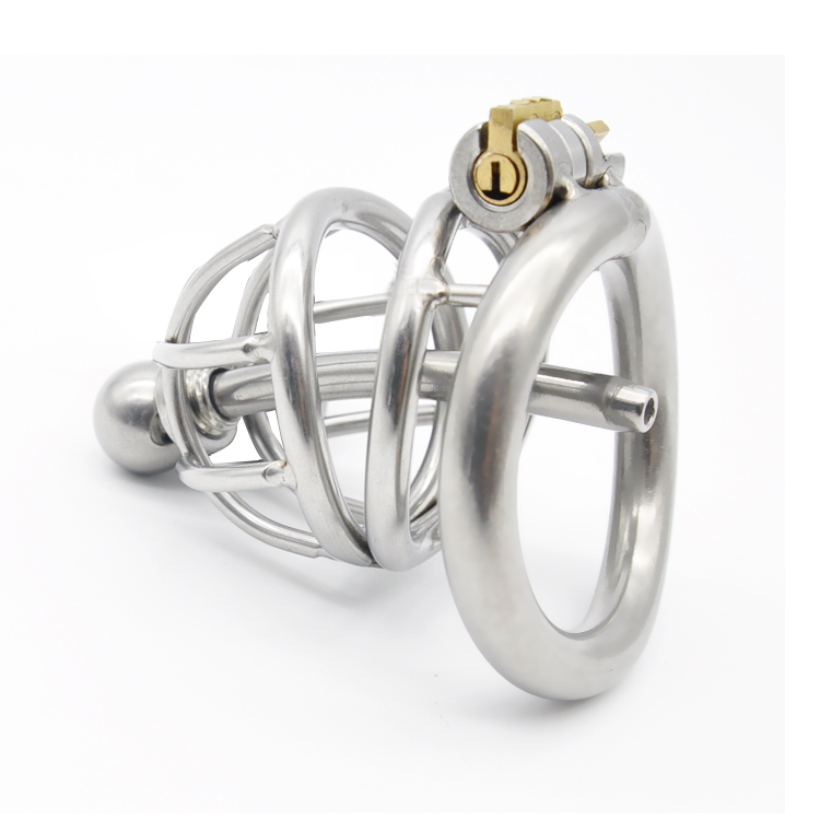 

2016 NEW Stainless Steel Super Small Male Chastity device Adult Cock Cage With Curve Cock Ring BDSM Sex Toys Bondage Chastity belt