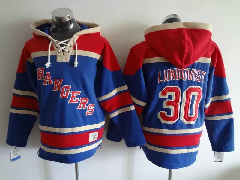

Top Quality ! Old Time Hockey Jerseys New York Rangers 30 Henrik Lundqvist Blue , Dark Blue Hoodie Pullover Sports Sweatshirts Winter Jacket