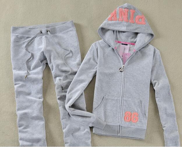 

free Shipping Track Suit women girl spring spring new velvet sports suit, Red