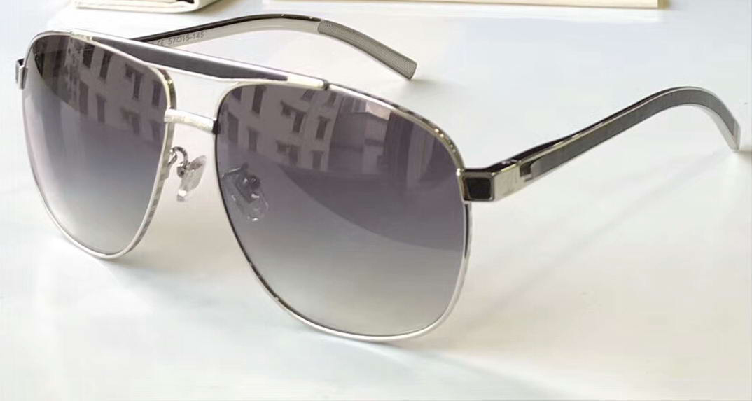 

men ATTITUDE PILOTE Persuasion Pilot Sunglasses Silver Grey Gradient UV Protection Z0496U Designer Sunglasses unisex Brand New with box