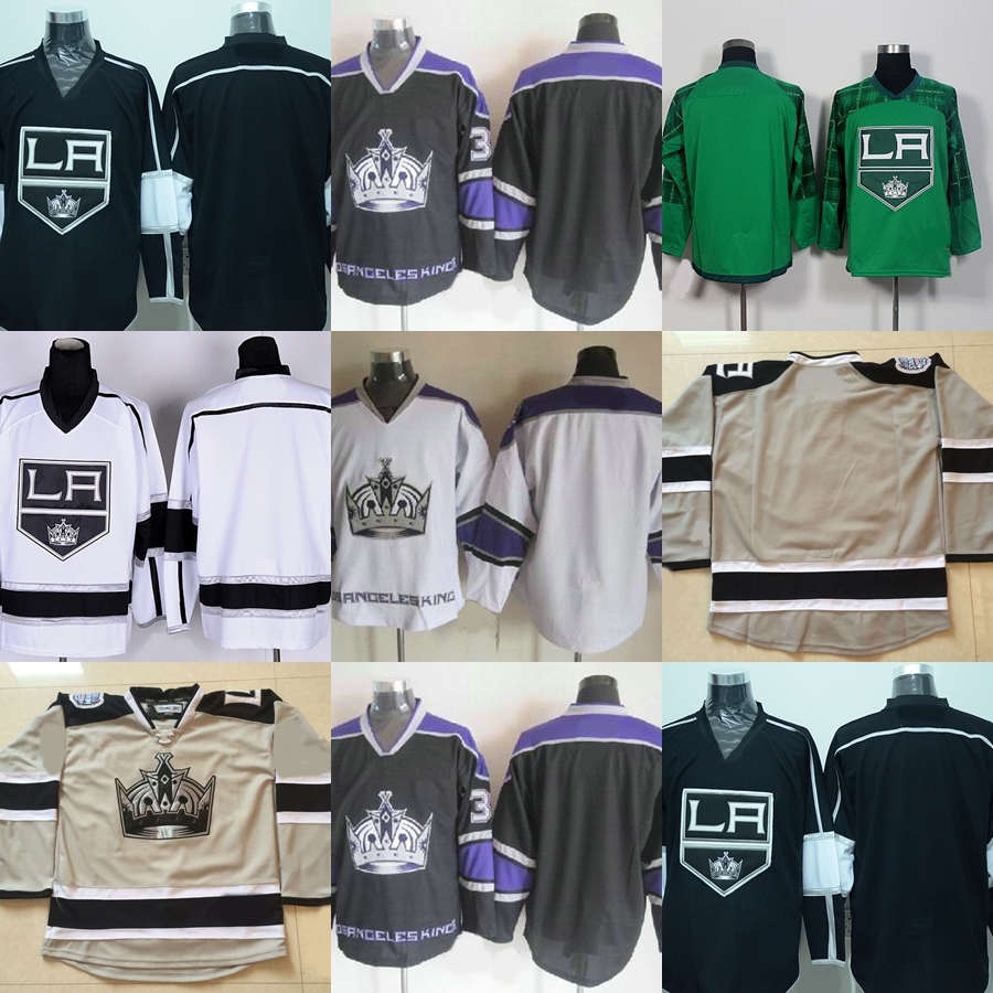 Hot Sale New Customize LA Kings mens,womens,kids,White Black Stitched Los Angeles Kings custom Gray Stadium Series Hockey Jerseys
