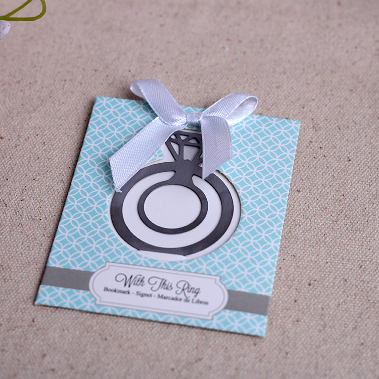 

10pcs Ring Bookmarker Bookmark Student Gift Wedding Favors Bookmarks Party Christmas New, Silver