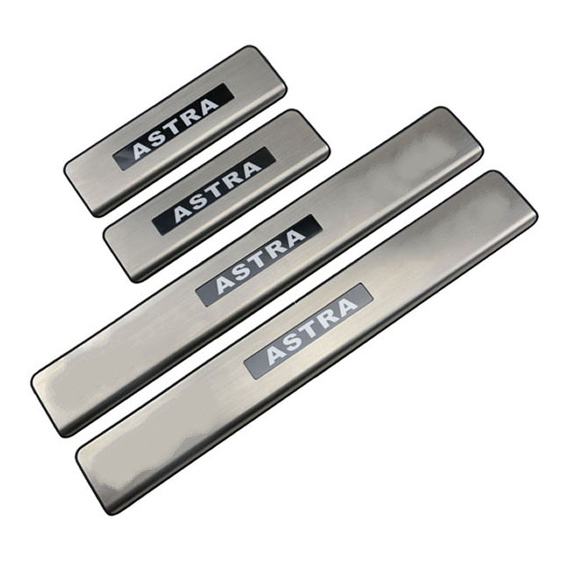 

Vauxhall Opel Astra Stainless Steel Illuminated Door Sill Scuff Plate LED Welcome Pedal for Astra H/J 2009- 2014 Car Accessories