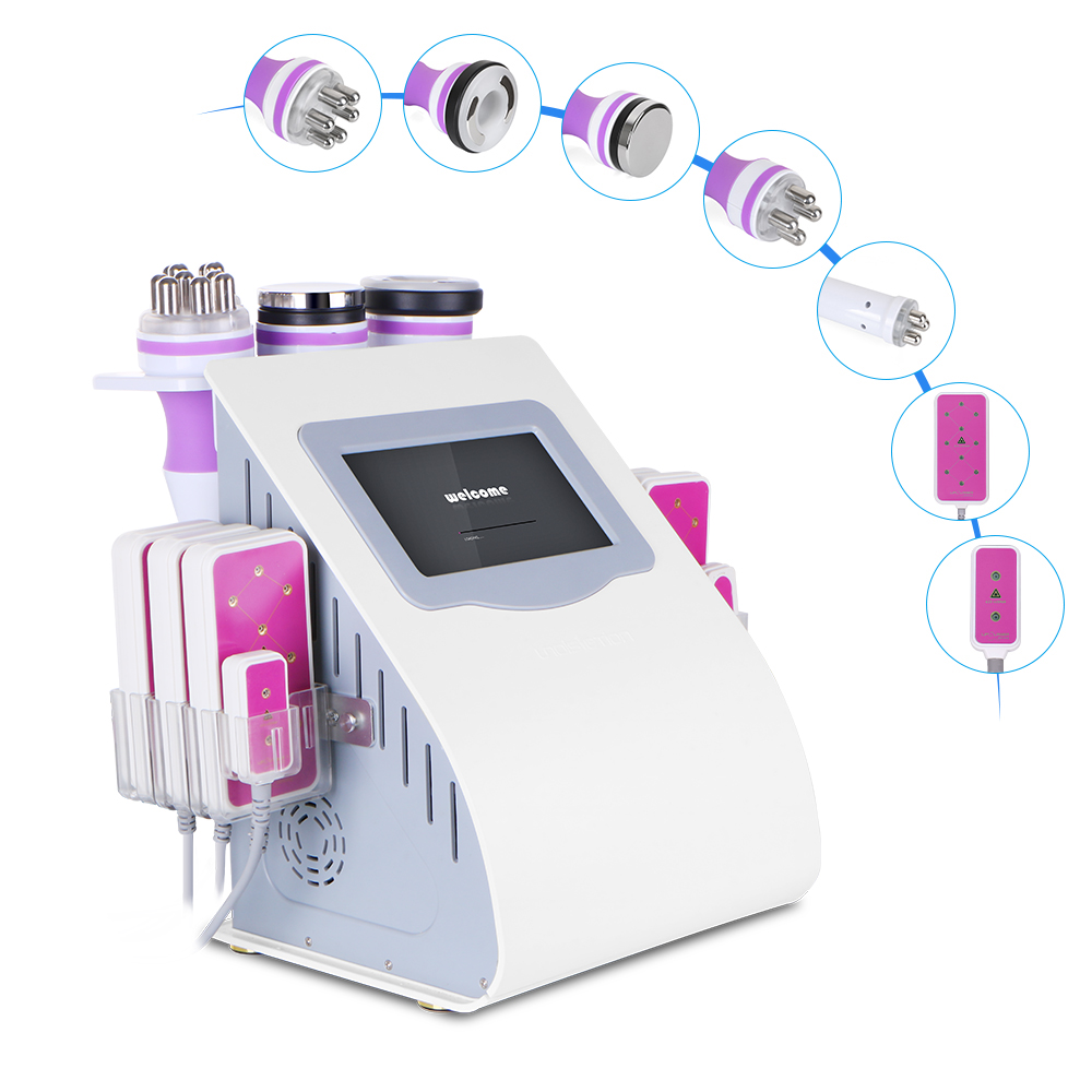 

2017 Touch Screen Unoisetion Cavitation Rf Radio Frequency 650nm 5mw Diode Lipo Laser Body Shape Slimming Machine