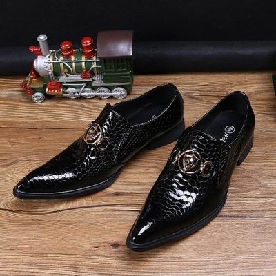 

Hot Selling Luxury Mens Black Dress Shoes Fashion Pointed Toe Snake Pattern Patent Leather Slip On Boat Shoes Skull Charm 38-46
