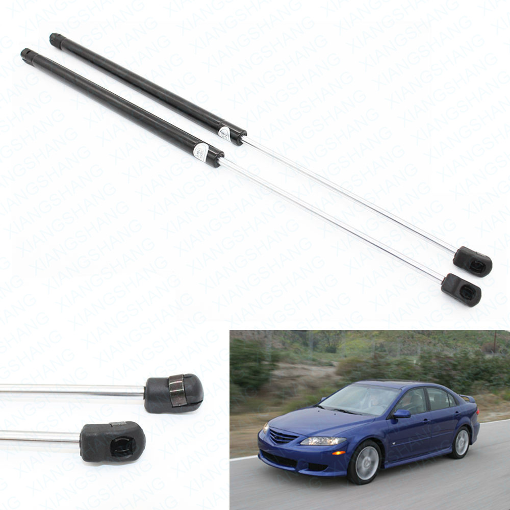 

Fits for 2004-2005 2006 2007 2008 Mazda 6 Hatch Gas Charged Spring Lift Supports Struts Prop Rod Arm Shocks
