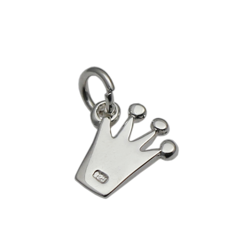 

Beadsnice Crown Charms Sterling Silver Bracelet Charms Tiny Pendant Charms for Your Jewelry Making ID 34858