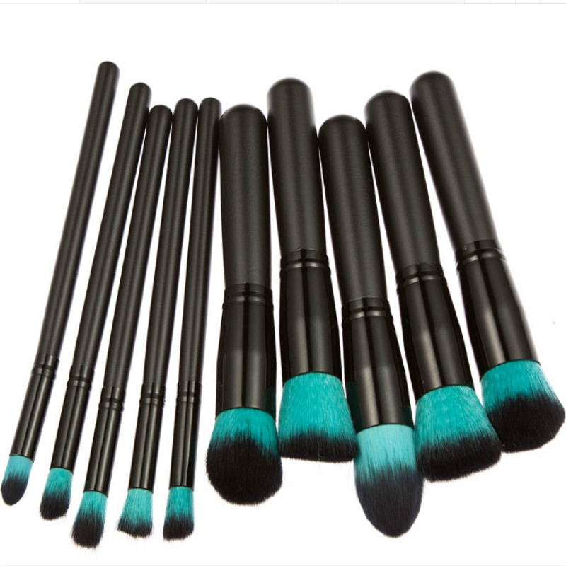 

10Pcs Women Makeup Brush Set Professional Eyebrow Eyeshadow Foundation Brush Cosmetic Make Up Tools Toiletry Kit