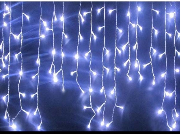 

4M 120 lights Holiday Festival Curtain LED String Strip icicles ice bar lamp Garlands for PARTY FAIRY CHRISTMAS