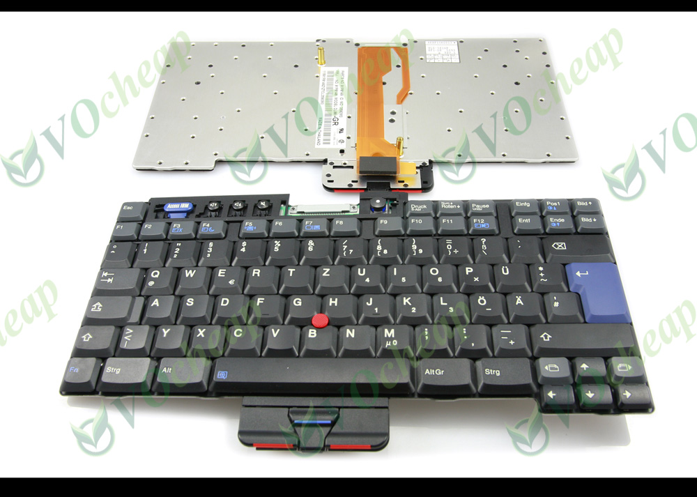 

New Laptop Notebook keyboard FOR IBM Thinkpad G40 G41 Black German GR Deutsch DE (QWERTZ) - 91P8149 Version: German GR Deutsch DE
