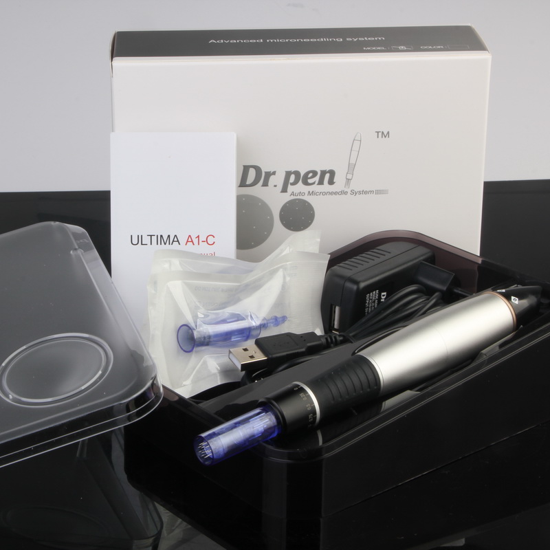 

2016 Electric Derma Dr. Pen Auto Microneedle System Adjustable Needle Lengths 0.25mm-3.0mm Dr.Pen Stamp Micro Needle Roller