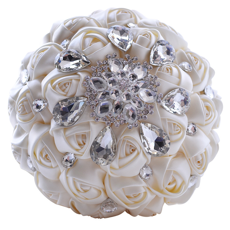 

Gorgeous Crystal Wedding Bouquet Brooch Bouquet Wedding Accessories Bridesmaid Artifical Wedding Flowers Bridal Bouquets