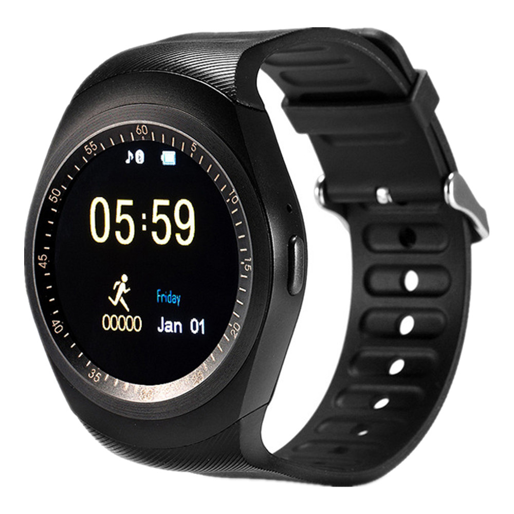 

Round Bluetooth 4.0 Smart Watch For Andriod And IOS IPhone Smartwatch Sync SMS Sport Fitness Intelligent Clock Support SIM Card